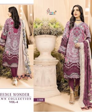 SHREE FABS 3388 NEEDLE WONDER VOL 4 SUITS