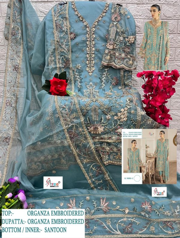 SHREE FABS K 5050 C PAKISTANI SUITS IN INDIA