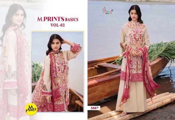 SHREE FABS M PRINTS BASICS VOL 2 WHOLESALE