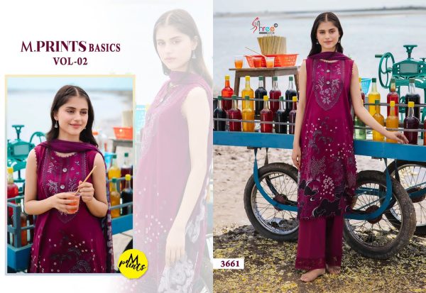 SHREE FABS M PRINTS BASICS VOL 2 WHOLESALE