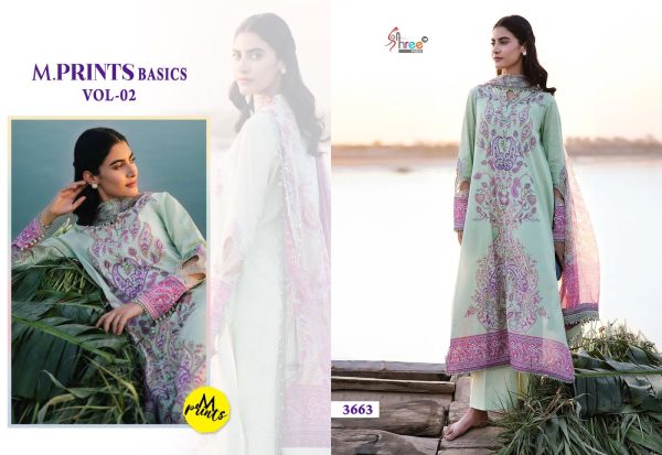 SHREE FABS M PRINTS BASICS VOL 2 WHOLESALE