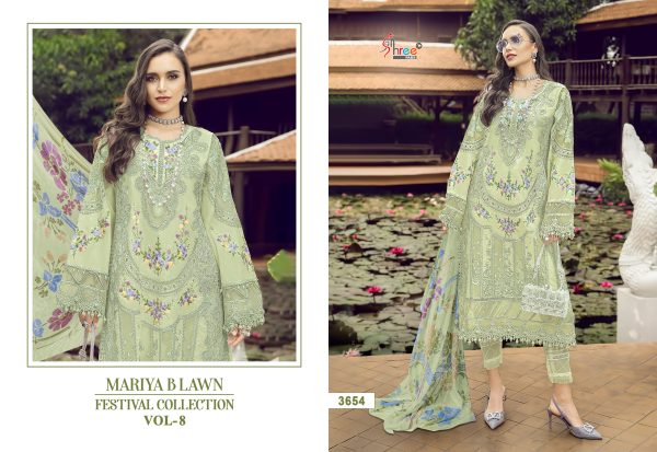 SHREE FABS MARIYA B LAWN VOL 8 FESTIVAL COLLECTION