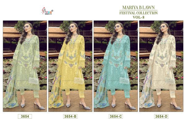 SHREE FABS MARIYA B LAWN VOL 8 FESTIVAL COLLECTION