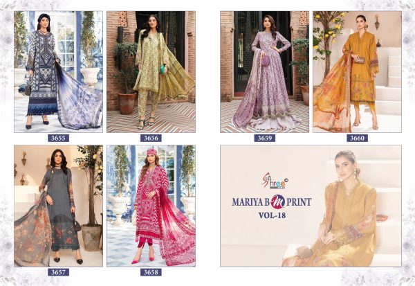 SHREE FABS MARIYA B M PRINT VOL 18 WHOLESALE