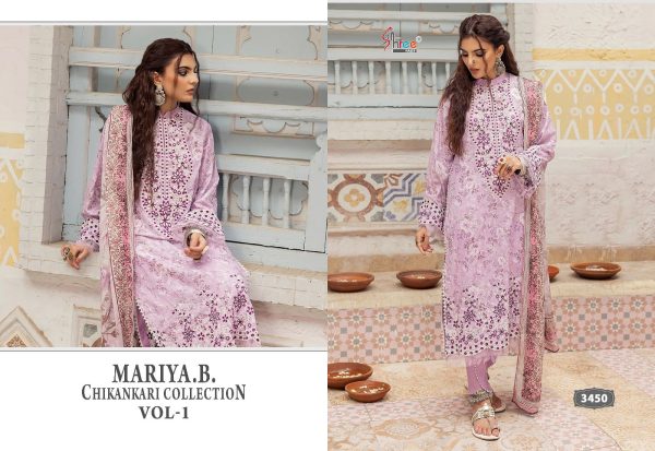 SHREE FABS MARIYA B VOL 1 CHIKANKARI COLLECTION