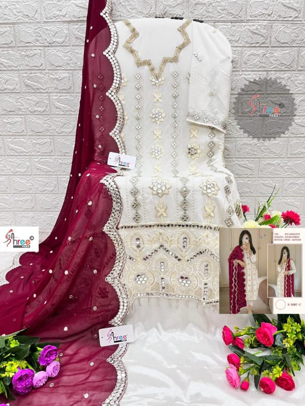 SHREE FABS S 5087 PAKISTANI SUITS IN INDIA