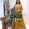 SHREE HARI NSR 807 DESIGNER TOP SHARARA