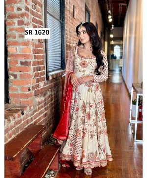 SHREE HARI SR 1620 A DESIGNER SUITS WHOLESALE