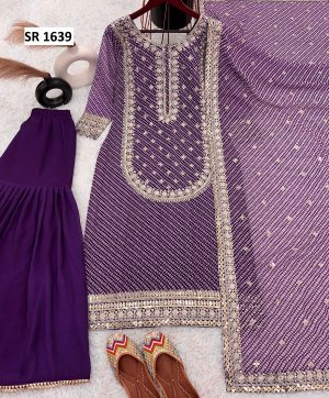 SHREE HARI SR 1639 DESIGNER TOP SHARARA