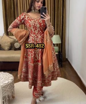 SHREE HARI SSR 482 DESIGNER GOWN WHOLESALE