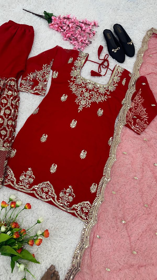 SHREE HARI SSR 486 DESIGNER TOP SHARARA