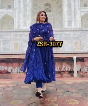 SHREE HARI ZSR 3077 DESIGNER GOWN WHOLESALE