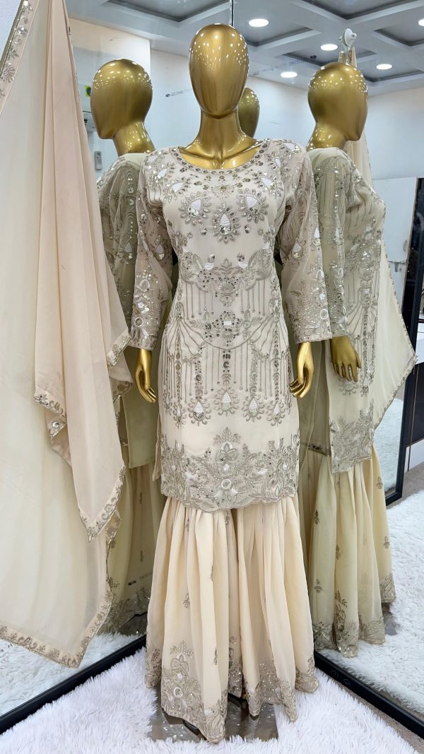 SHREE HARI ZSR 3078 DESIGNER TOP GHARARA