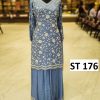 SHREE TEXTILE ST 176 B DESIGNER TOP PLAZZO