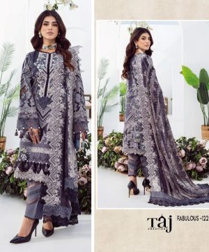 TAJ CREATIONS 122 PAKISTANI COTTON SUITS