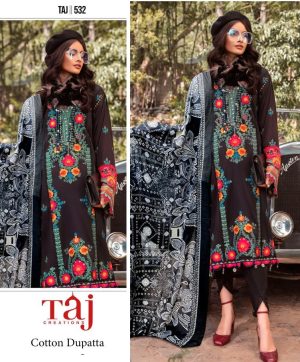 TAJ CREATIONS 532 COTTON SUITS IN INDIA