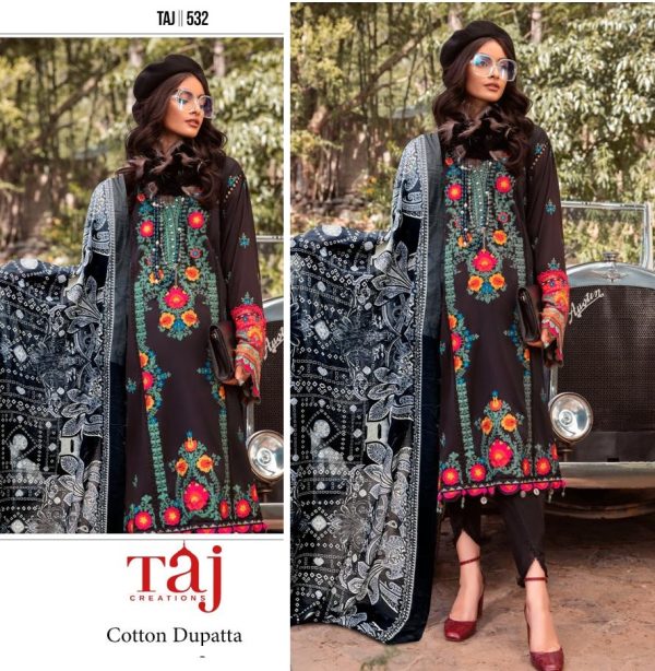 TAJ CREATIONS 532 COTTON SUITS IN INDIA