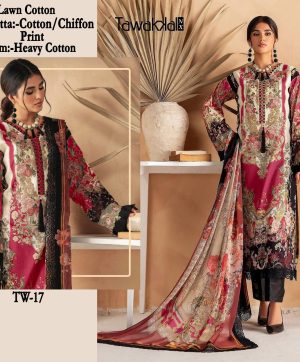 TAWAKKAL TW 17 COTTON PAKISTANI SUITS