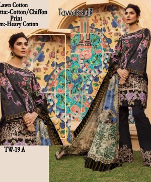 TAWAKKAL TW 19 A PAKISTANI COTTON SUITS