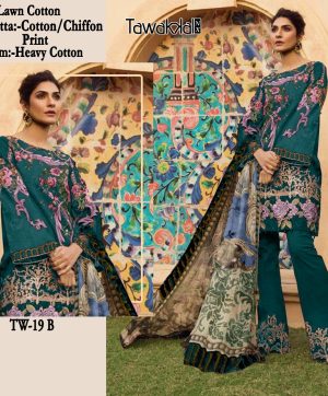 TAWAKKAL TW 19 B PAKISTANI COTTON SUITS