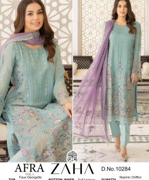 ZAHA 10284 AFRA VOL 1 PAKISTANI SUITS