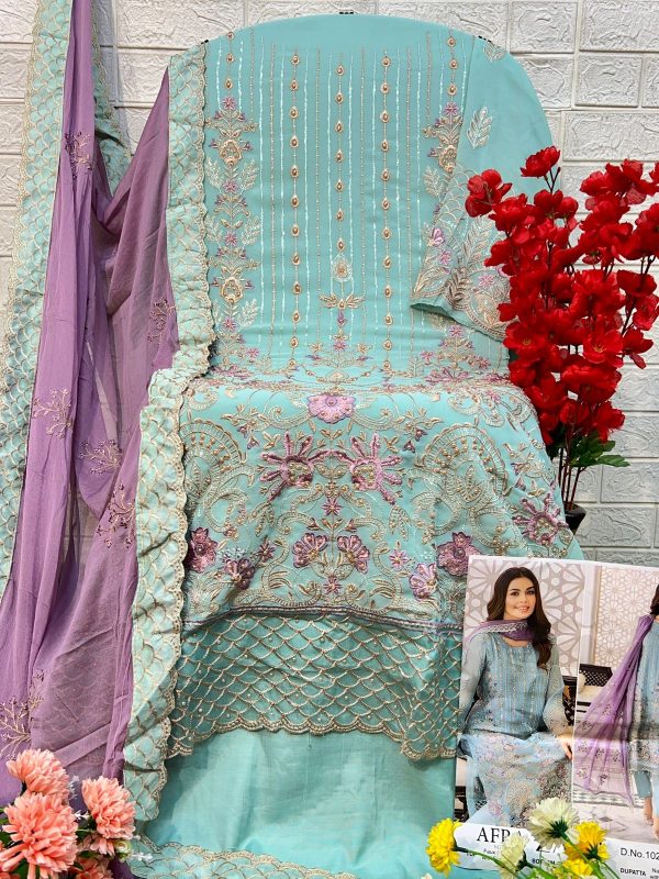 ZAHA 10284 AFRA VOL 1 PAKISTANI SUITS