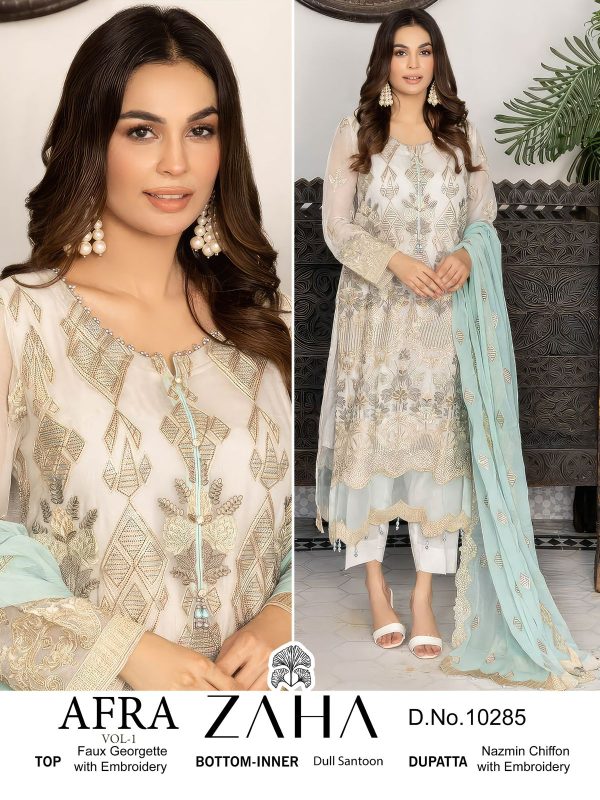 ZAHA 10285 AFRA VOL 1 PAKISTANI SUITS