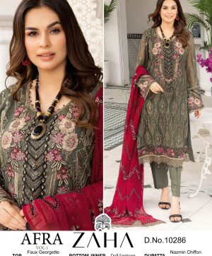 ZAHA 10286 AFRA VOL 1 PAKISTANI SUITS