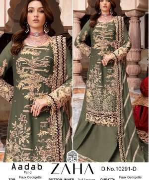 ZAHA 10291 D AADAB VOL 2 SALWAR SUITS