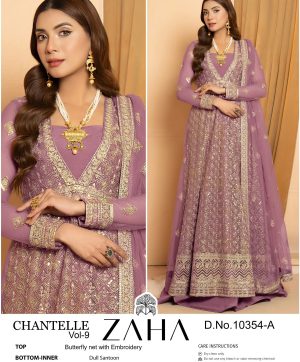 ZAHA 10354 A CHANTELLE VOL 8 PKAISTANI SUITS