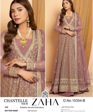 ZAHA 10354 B CHANTELLE VOL 8 PKAISTANI SUITS