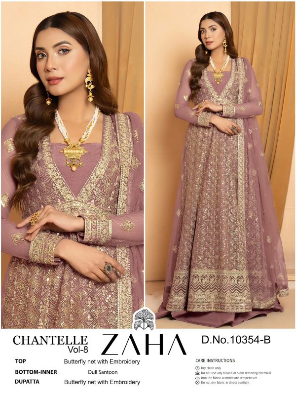 ZAHA 10354 B CHANTELLE VOL 8 PKAISTANI SUITS