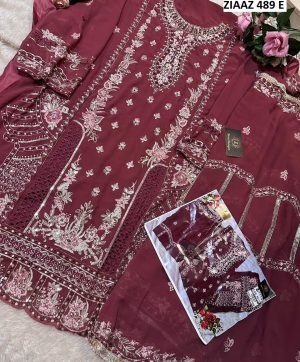 ZIAAZ DESIGNS 489 E PAKITANI SUITS IN INDIA