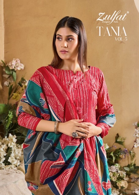 ZULFAT DESIGNER TANIA VOL 5 WHOLESALE