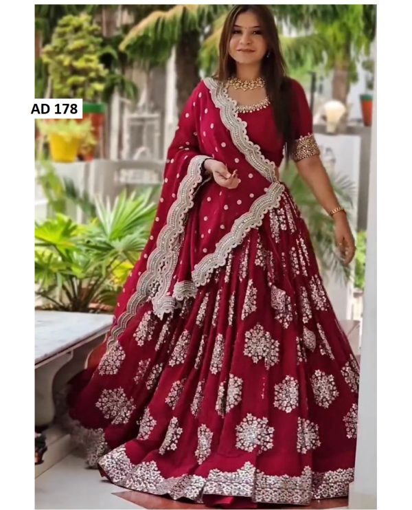 AAROHI DESIGNER AD 178 A LEHENGA CHOLI