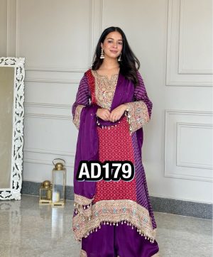 AAROHI DESIGNER AD 179 TOP PLAZZO