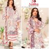 AASHA DESIGNER 1044 E COTTON PAKSITANI SUITS