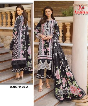 AASHA DESIGNER 1126 PAKISTANI SUITS IN INDIA