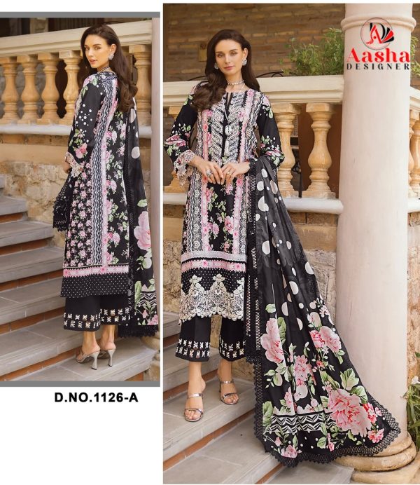 AASHA DESIGNER 1126 PAKISTANI SUITS IN INDIA