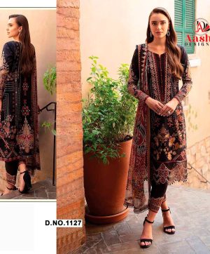 AASHA DESIGNER 1127 PAKISTANI SUITS IN INDIA