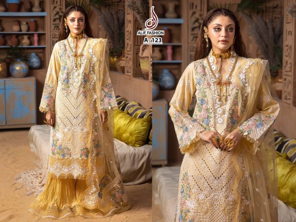 ALIF FASHION A 123 SALWAR KAMEEZ WHOLESALE