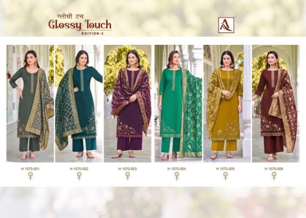 ALOK SUIT GLOSSY TOUCH EDITION 2 WHOLESALE