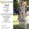 ALZOHAIB AZ 1019 A ELAF CHIKANKARI VOL 1 SUITS