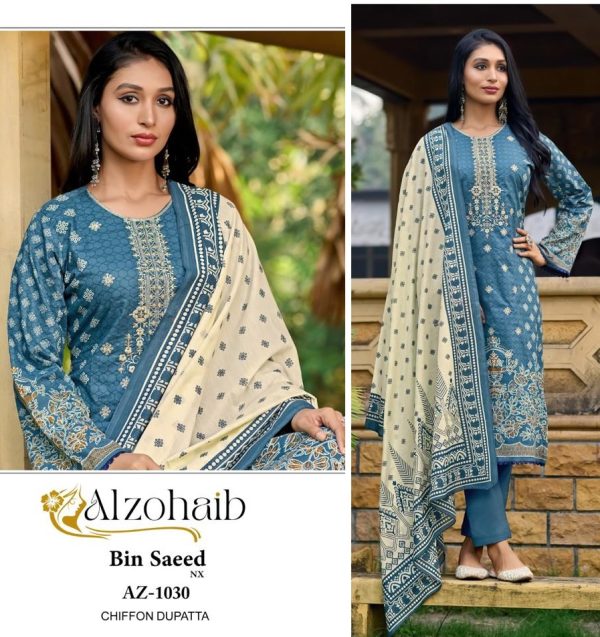 ALZOHAIB AZ 1030 PAKISTANI SUITS IN INDIA