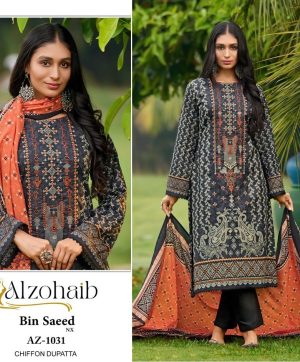 ALZOHAIB AZ 1031 PAKISTANI SUITS IN INDIA