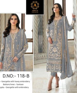 AMENA B 118 B PAKISTANI SUITS IN INDIA