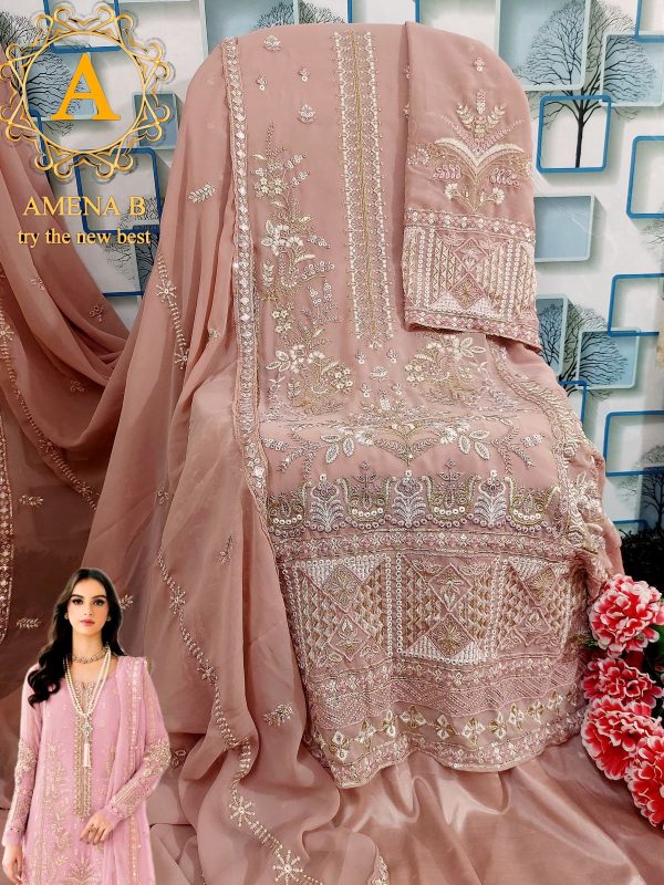 AMENA B 118 C PAKISTANI SUITS IN INDIA