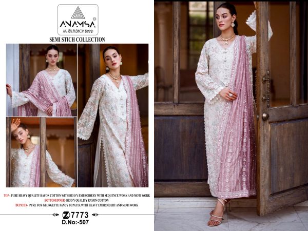 ANAMSA 507 PAKISTANI SUITS IN INDIA