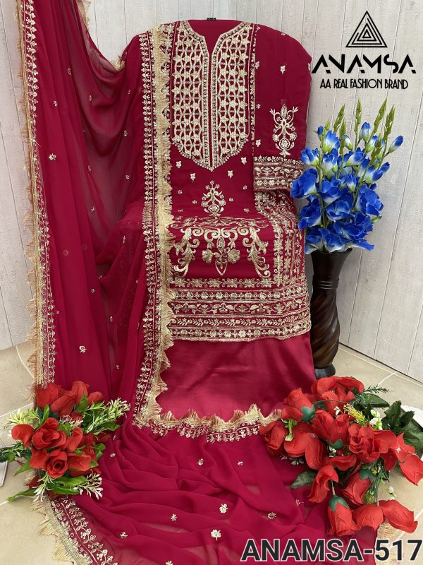 ANAMSA 517 SALWAR SUITS WHOLESALE IN INDIA