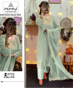 ANAMSA 518 PAKISTANI SALWAR SUITS